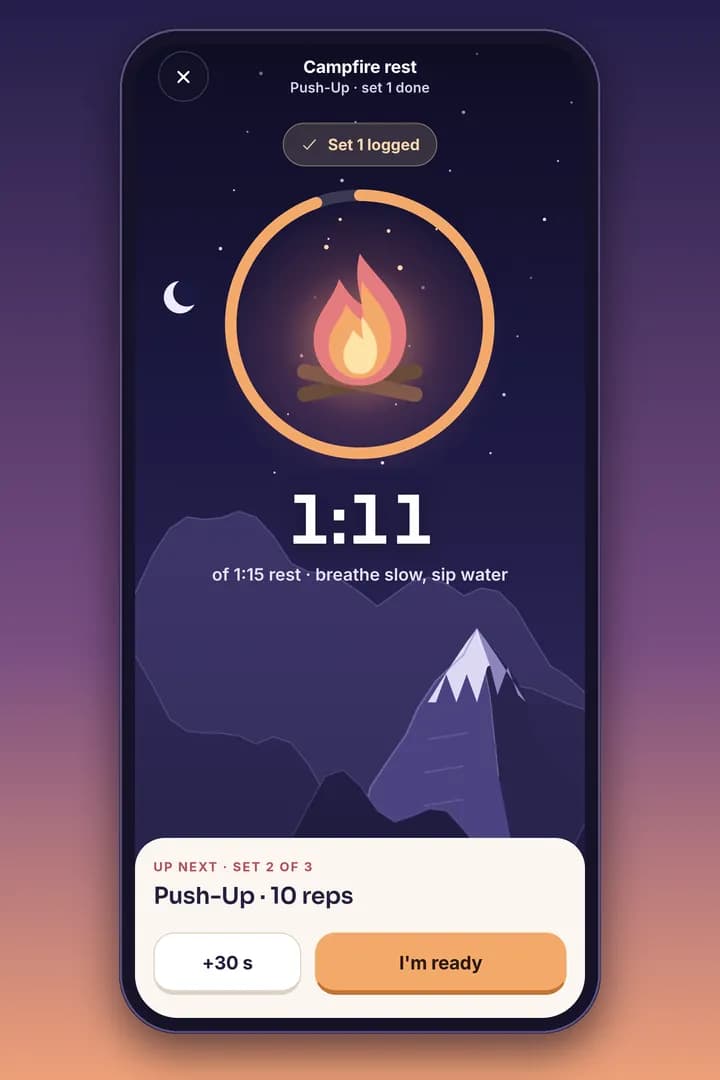 Outkast campfire rest timer